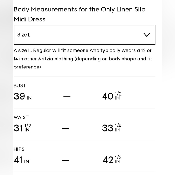 Aritzia Wilfred Only Linen Slip Midi Dress Large - Picture 6 of 6